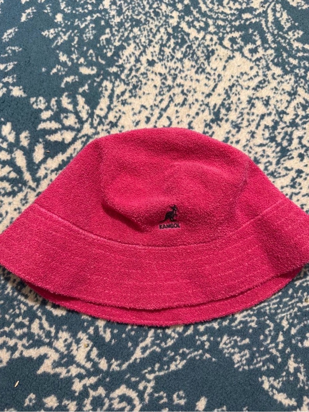 Kangol Hot Pink Terry Bucket Hat